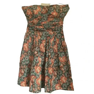 American Rag strapless sundress with elasticized back and flowy  pleated skirt